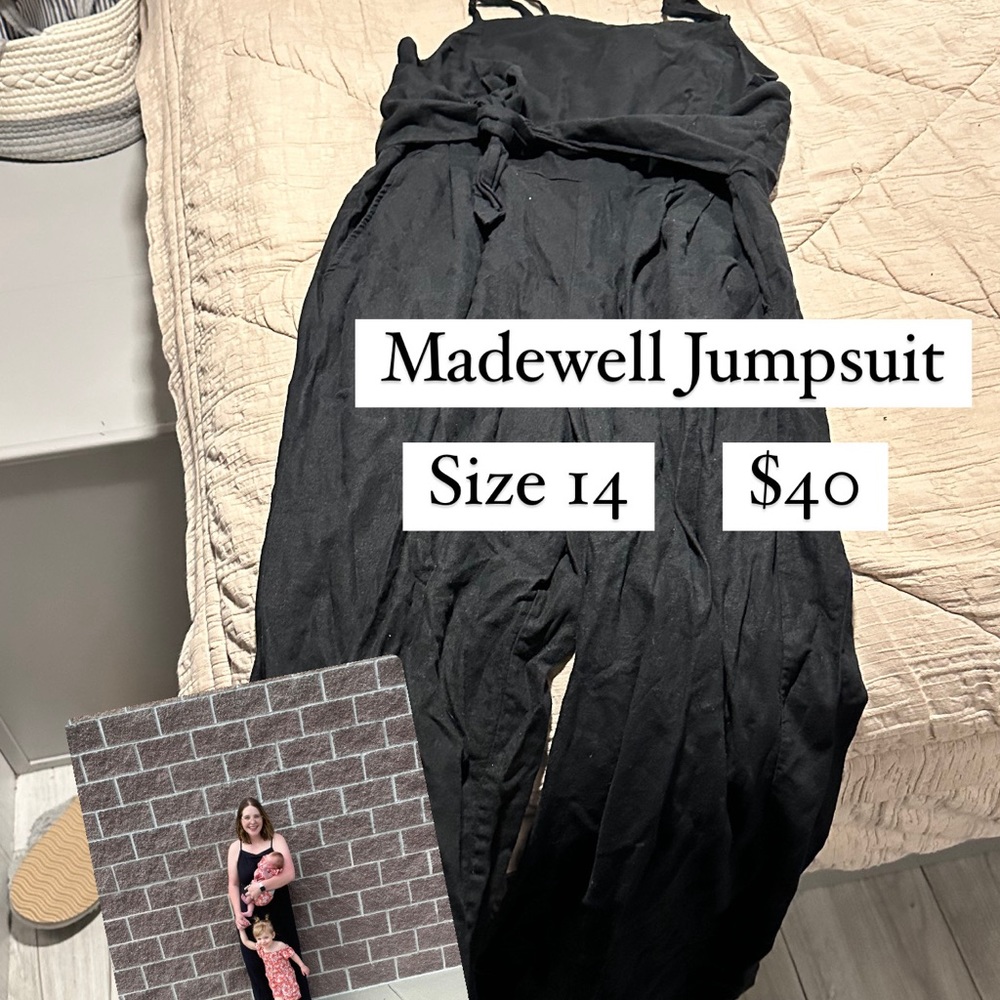 Madewell Black Jumpsuit